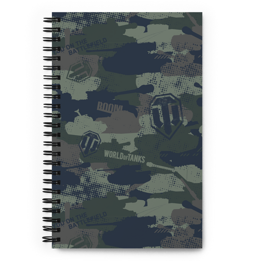 WoT Camo Spiral Notebook