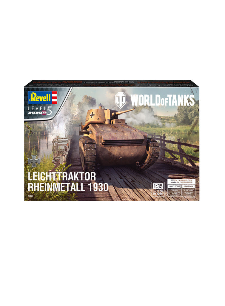 World of Tanks Revell Model Leichttraktor Rheinmetall 1930