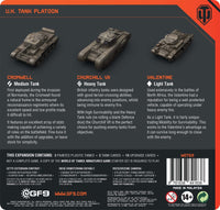 World of Tanks Battlefront U.K. Tank Platoon (Cromwell, Churchill VII, Valentine) Miniatures Expansion Pack Multi